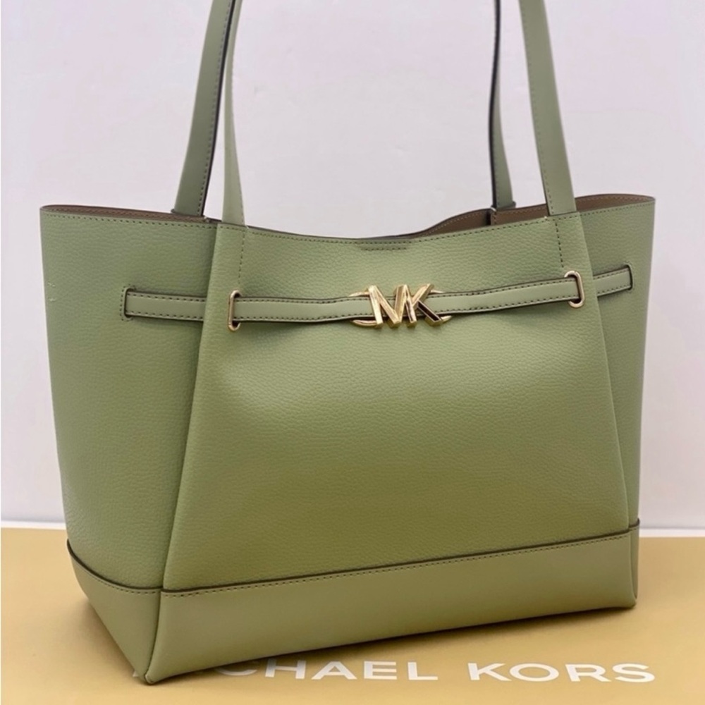 Michael Kors Reed - LG Tote Shoulder Bag - Light Sage - NO BOX